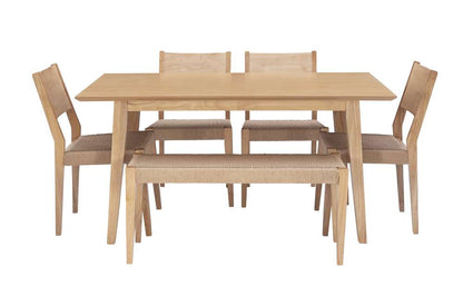 Powell Company - Cadence 6Pc Dining Set Natural  - D1276D19PC6 veiw 2