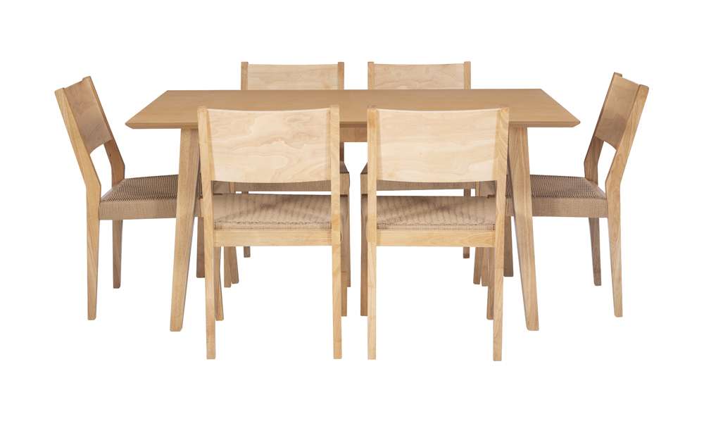 Powell Company - Cadence 7Pc Dining Set Natural  - D1276D19PC7 veiw 2