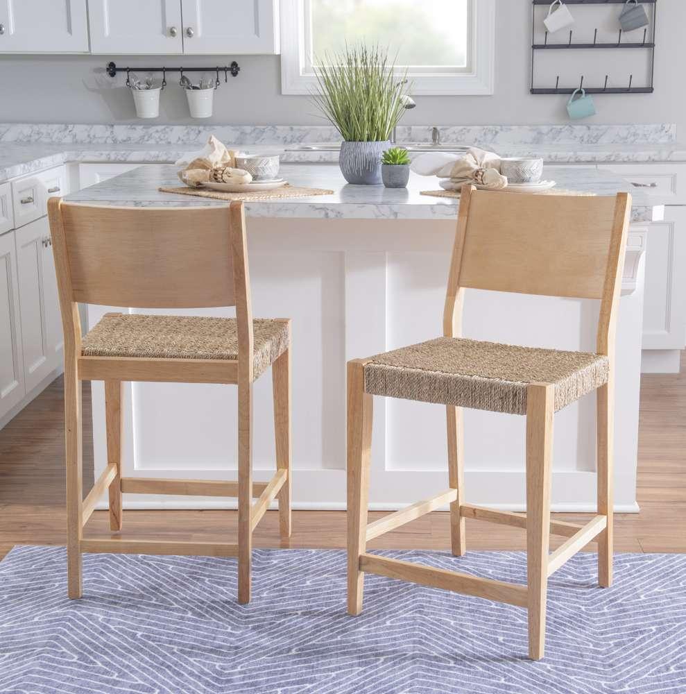 Powell Company - Cadence Counter Stool Natural (Set of 2) - D1276D19CS veiw 6
