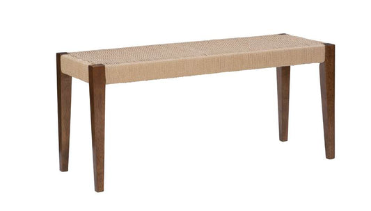 Powell Company - Cadence Dining Bench Brown - D1275D19B veiw 1