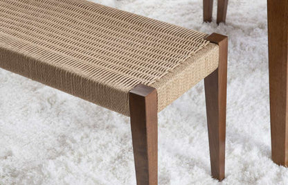 Powell Company - Cadence Dining Bench Brown - D1275D19B veiw 6