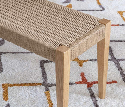 Powell Company - Cadence Dining Bench Natural  - D1276D19B veiw 6
