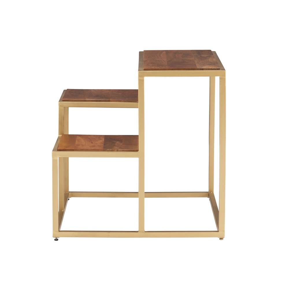 Powell Company - Carlo 3 Tiered Plant Stand Side Table - D1443A21PS veiw 2