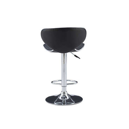 Powell Company - Chrome And Black Pu Barstool - 171-890 veiw 5