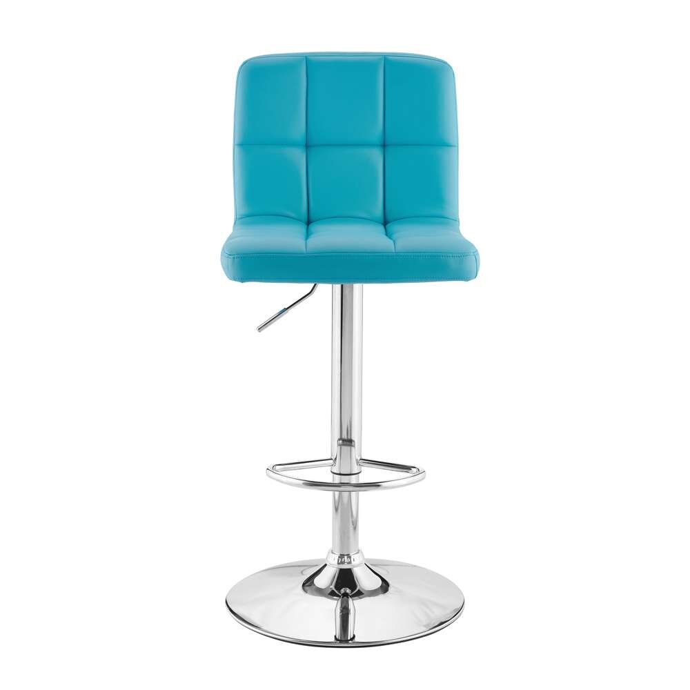 Powell Company - Clayton Barstool Teal - D1063B17T veiw 2