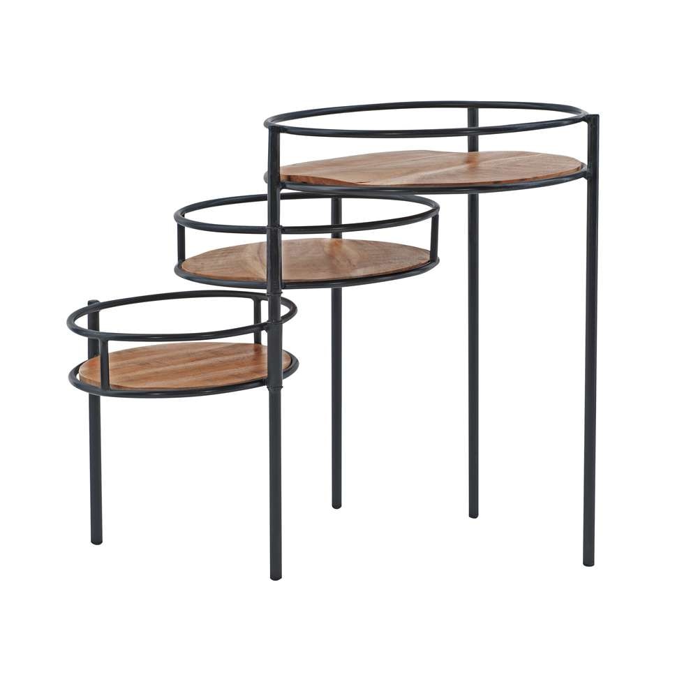 Powell Company - Collis Three Tiered Plant Stand Side Table - D1247A19P veiw 5