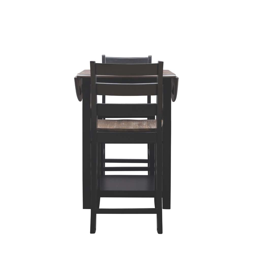 Powell Company - Colm 3Pc Counter Set Black - D1210D19BLK veiw 5