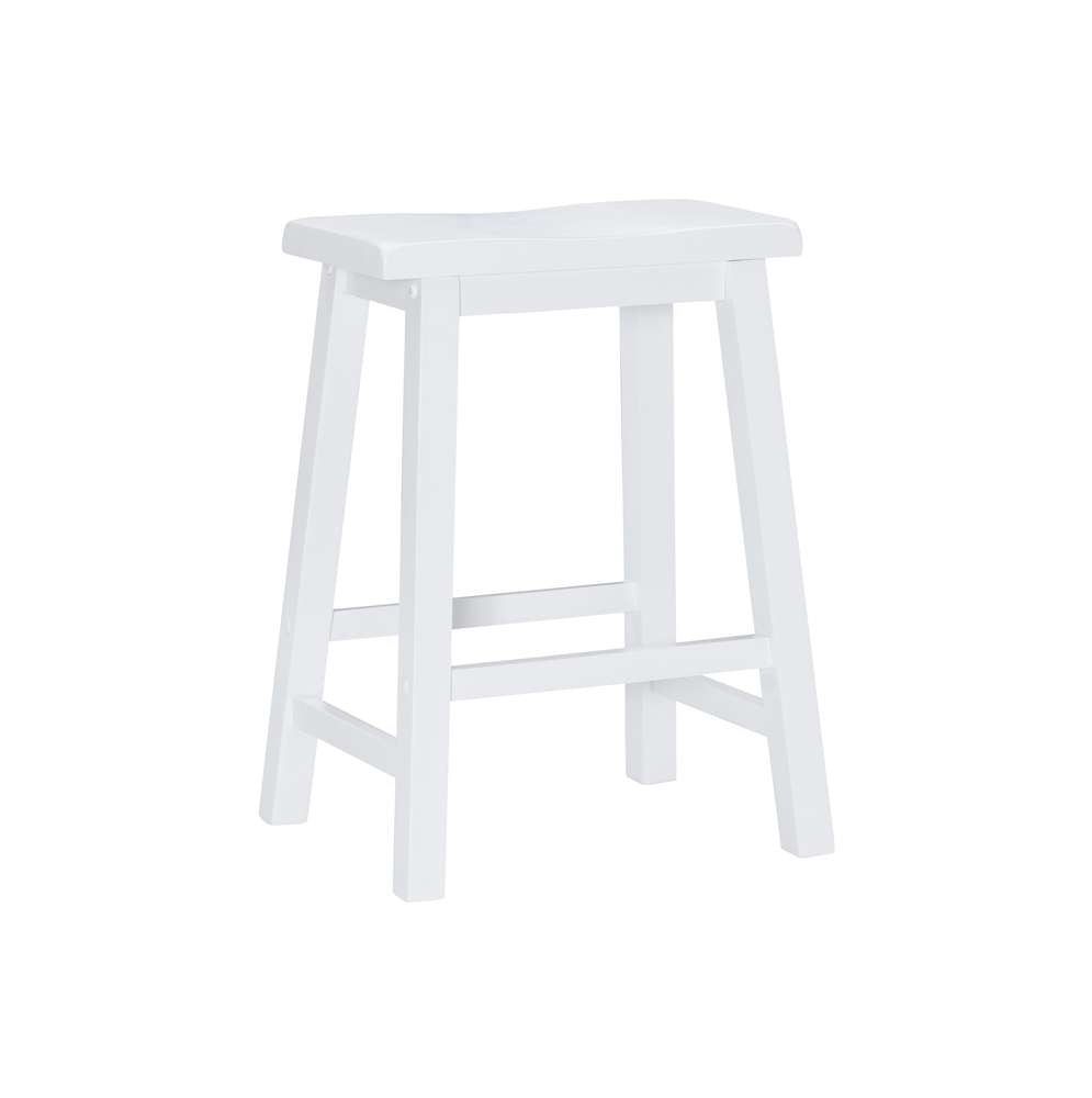 Powell Company - Color Story White Counter Stool  - 270-430 veiw 1