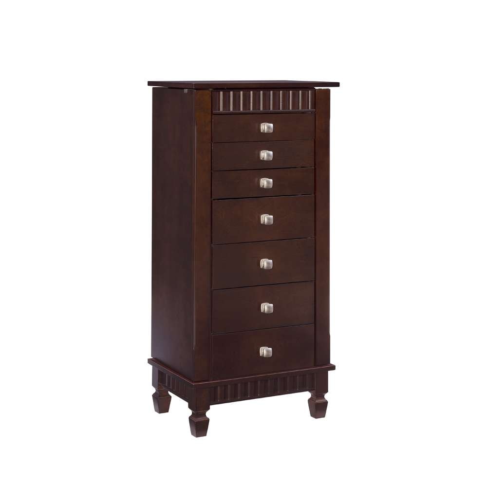 Powell Company - Contemporary Merlot Jewelry Armoire - 383-316 veiw 1
