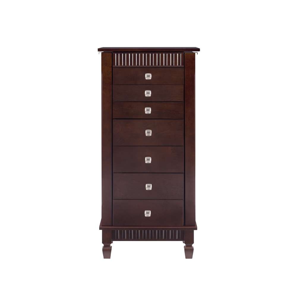 Powell Company - Contemporary Merlot Jewelry Armoire - 383-316 veiw 2