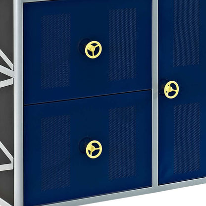 Powell Company - Dune Buggy 2 Drawer 1Dr Cabinet - 904-008 veiw 2