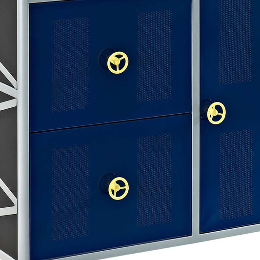 Powell Company - Dune Buggy 2 Drawer 1Dr Cabinet - 904-008 veiw 2