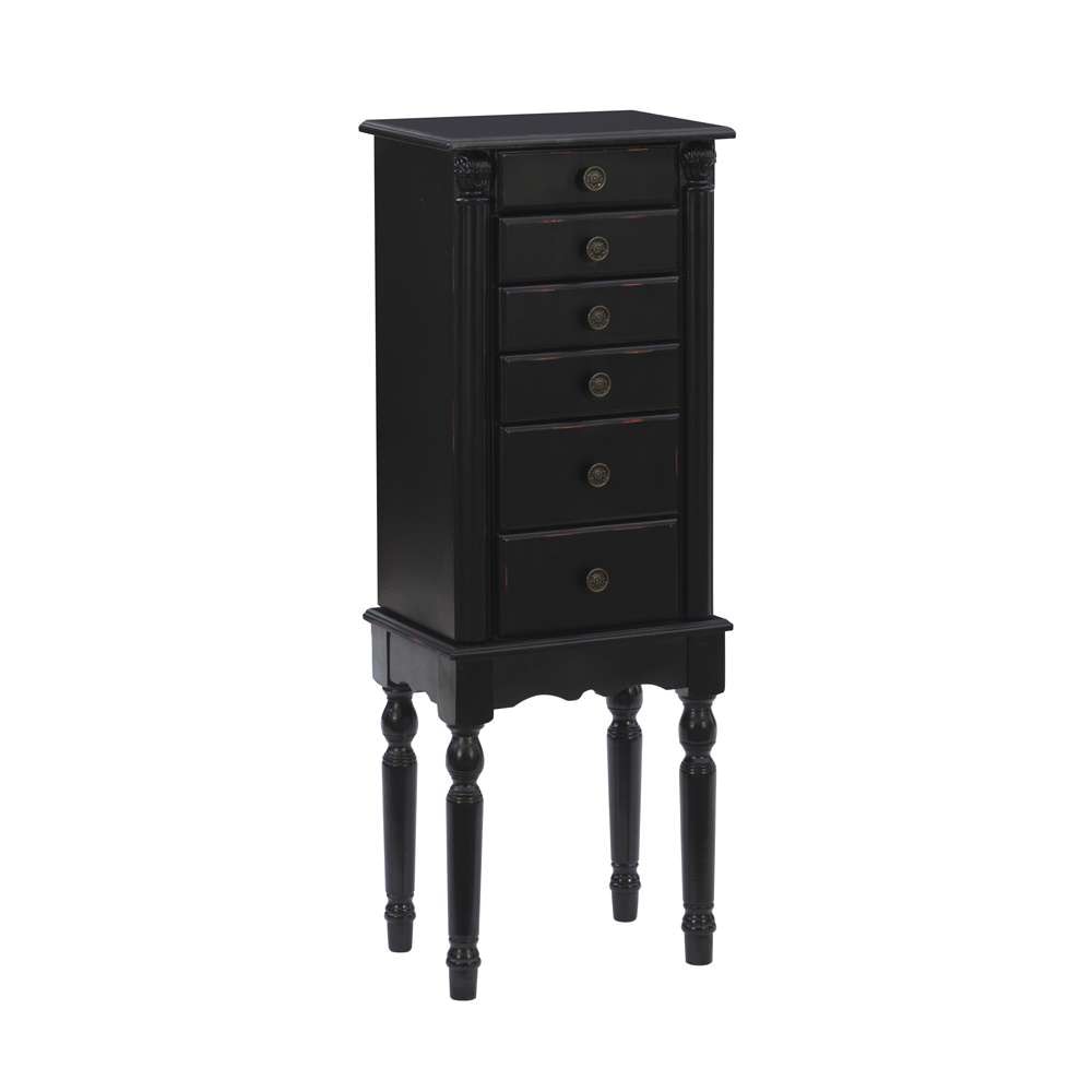 Powell Company - Ebony Jewelry Armoire - 502-317 veiw 1