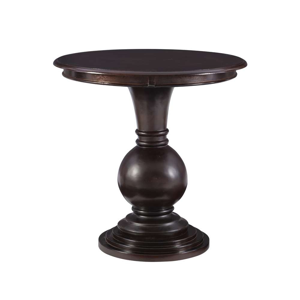 Powell Company - Espresso Round Accent Table - 809-350 veiw 1