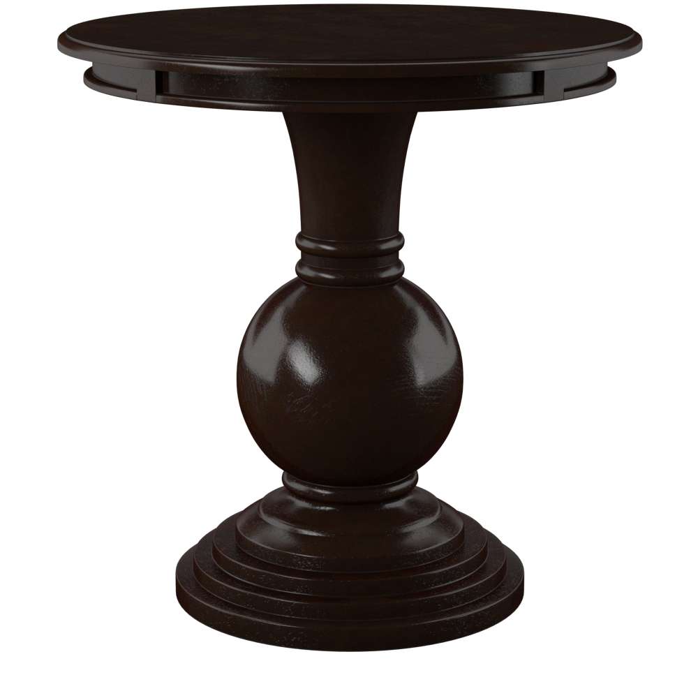 Powell Company - Espresso Round Accent Table - 809-350 veiw 2