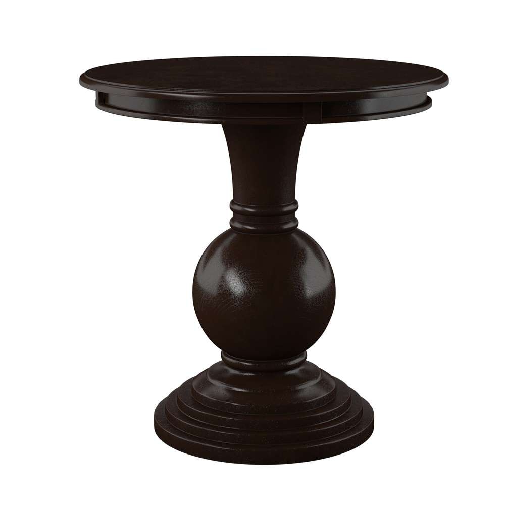 Powell Company - Espresso Round Accent Table - 809-350 veiw 4