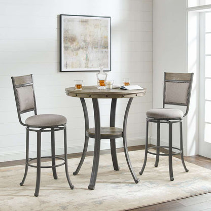 Powell Company - Franklin 3 Piece Pub Set Pewter - D1283B19PT3 veiw 2