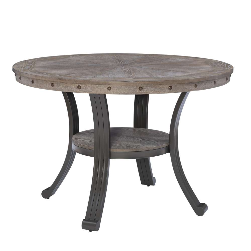 Powell Company - Franklin 45 Inch Round Dining Table Pewter - D1283B20DT veiw 1
