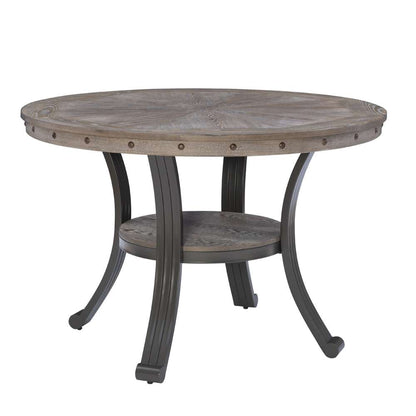 Powell Company - Franklin 45 Inch Round Dining Table Pewter - D1283B20DT veiw 1
