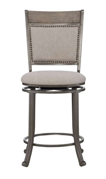 Powell Company - Franklin 5 Piece Gathering Counter Height Group Pewter - D1283B19CGP veiw 4