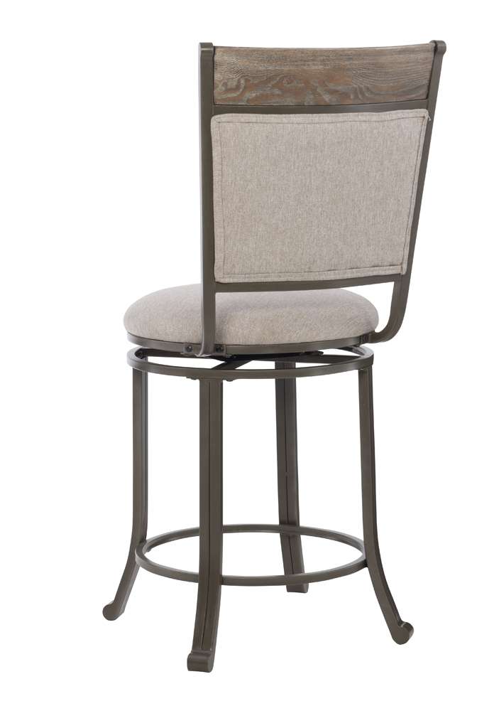 Powell Company - Franklin 5 Piece Gathering Counter Height Group Pewter - D1283B19CGP veiw 6