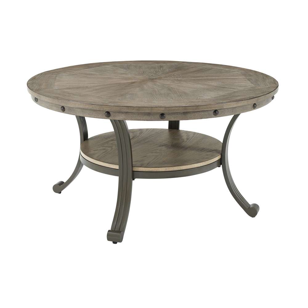 Powell Company - Franklin Cocktail Table Pewter - D1338A20CT veiw 1