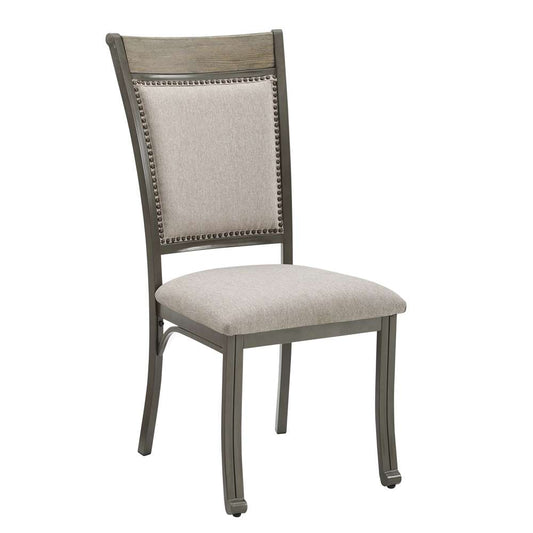 Powell Company - Franklin Dining Side Chair Pewter (Set of 2) - D1283B20SC veiw 1