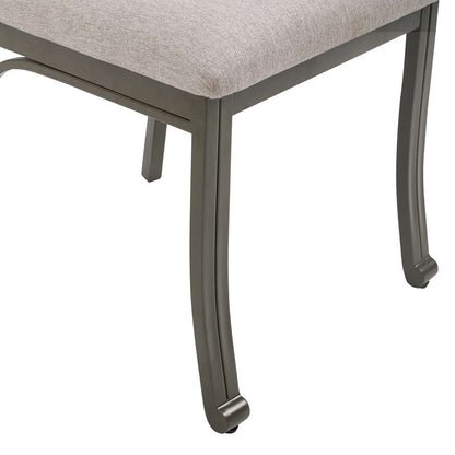 Powell Company - Franklin Dining Side Chair Pewter (Set of 2) - D1283B20SC veiw 3