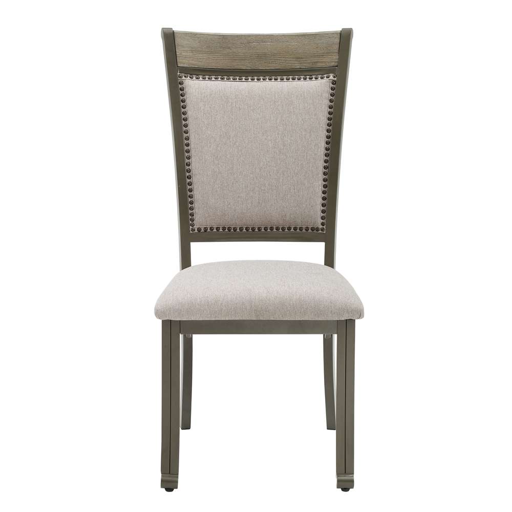 Powell Company - Franklin Dining Side Chair Pewter (Set of 2) - D1283B20SC veiw 5