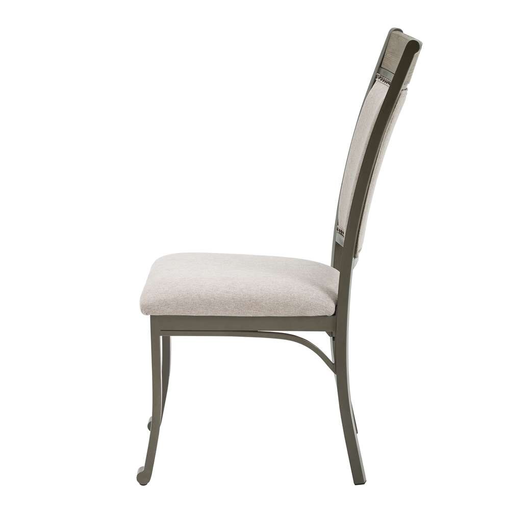 Powell Company - Franklin Dining Side Chair Pewter (Set of 2) - D1283B20SC veiw 6