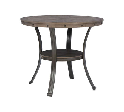 Powell Company - Franklin Gathering Counter Height 42 Inch Round Pub Table Pewter - D1283B20CT veiw 1