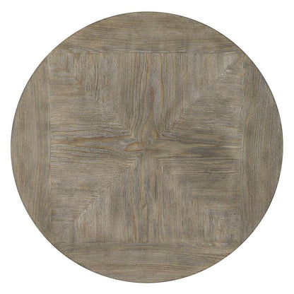Powell Company - Franklin Metal And Wood Round Side Table Pewter - D1338A20ST veiw 3