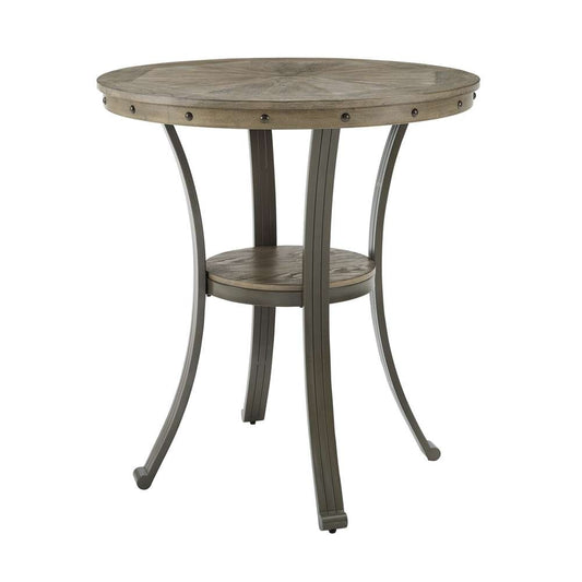 Powell Company - Franklin Pub Table, Pewter - D1283B19PT veiw 1