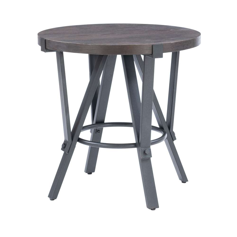 Powell Company - Glenroy 3pc Round Occasional Tables, Charcoal - D1515LA23 veiw 3