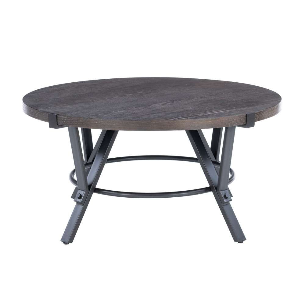 Powell Company - Glenroy 3pc Round Occasional Tables, Charcoal - D1515LA23 veiw 4