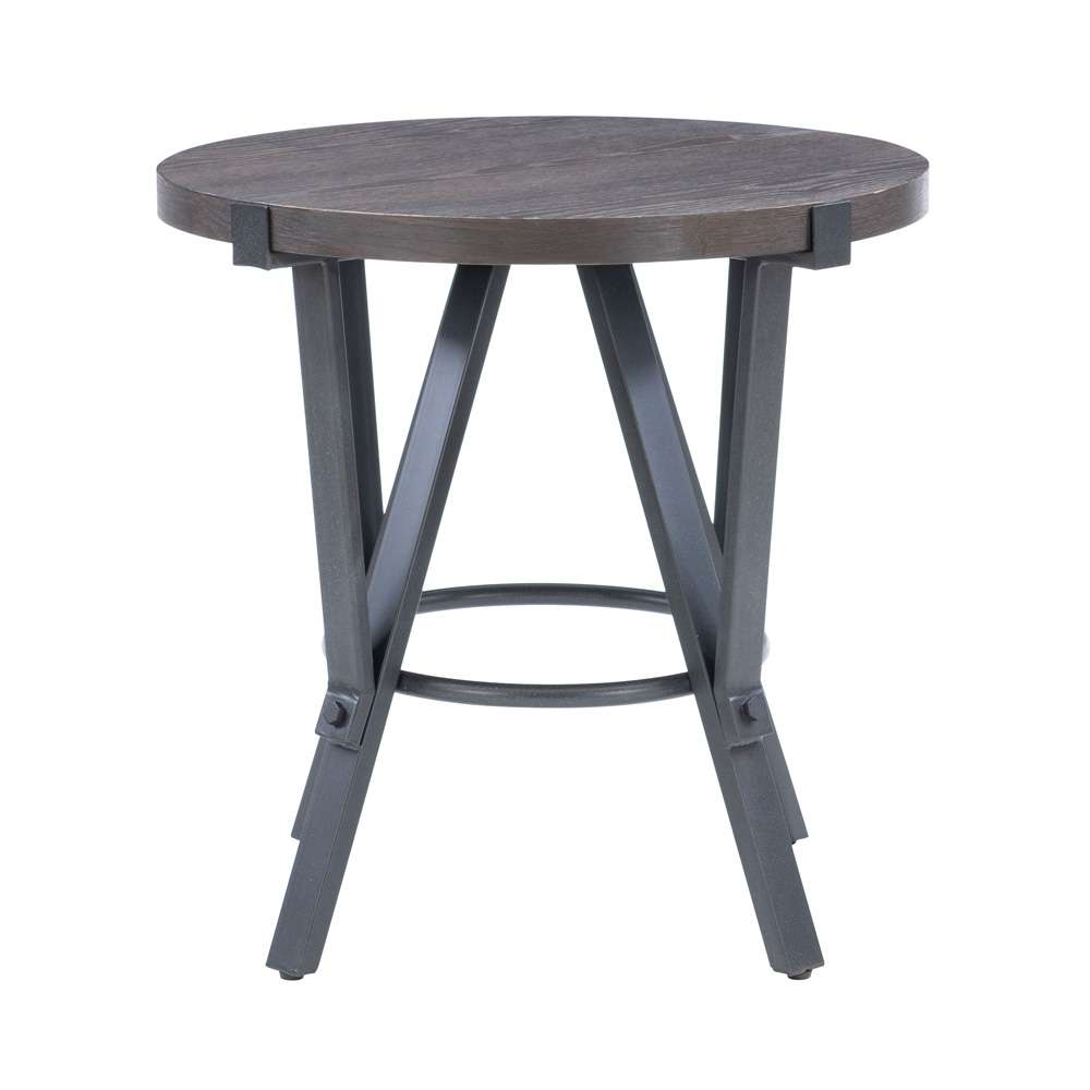 Powell Company - Glenroy 3pc Round Occasional Tables, Charcoal - D1515LA23 veiw 5