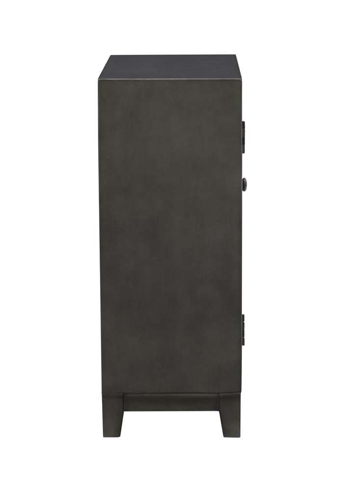 Powell Company - Grace Accent Cabinet Dark Grey - D1352A20G veiw 3