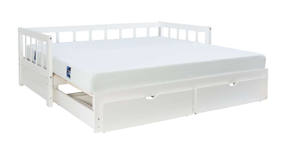 Powell Company - Hadley Storage Trundle Daybed, White - D1269Y19 veiw 3