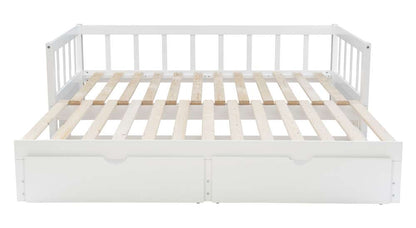 Powell Company - Hadley Storage Trundle Daybed, White - D1269Y19 veiw 6