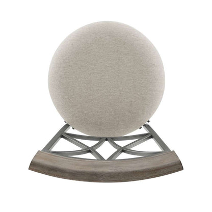 Powell Company - Hamilton Swivel Bar Stool, Pewter/Light Gray Cushion - D1481D21BSP veiw 6
