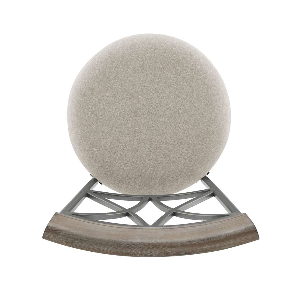 Powell Company - Hamilton Swivel Counter Stool, Pewter/Light Gray Cushion - D1481D21CSP veiw 6
