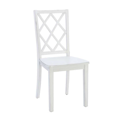 Powell Company - Hamlet 5Pc Dining Set White - D1001LD23WPC5 veiw 3
