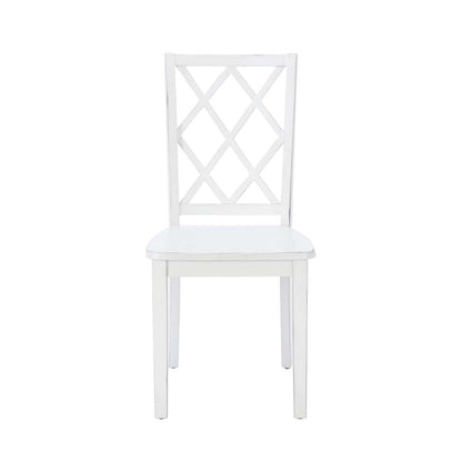 Powell Company - Hamlet 5Pc Dining Set White - D1001LD23WPC5 veiw 4