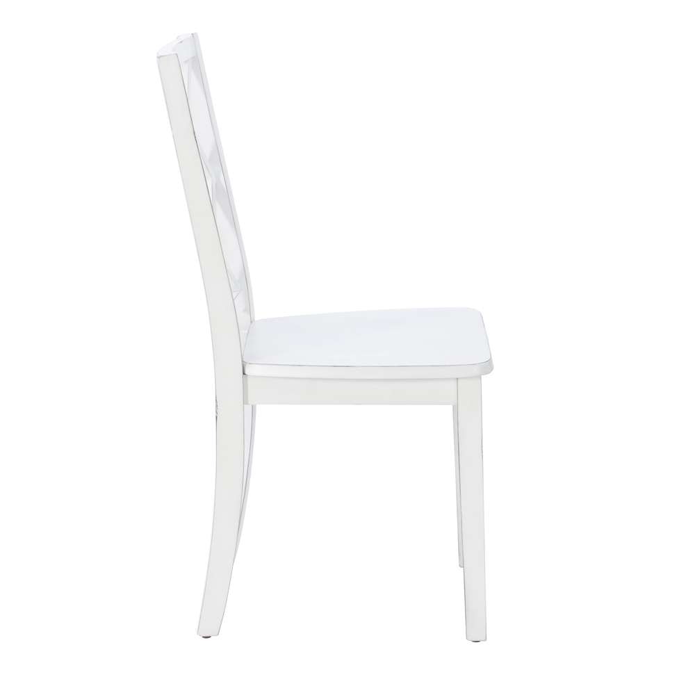 Powell Company - Hamlet 5Pc Dining Set White - D1001LD23WPC5 veiw 5