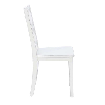 Powell Company - Hamlet 5Pc Dining Set White - D1001LD23WPC5 veiw 5