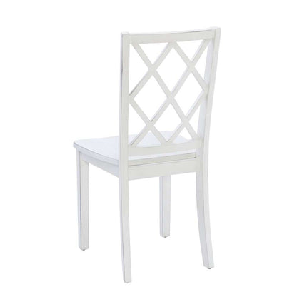 Powell Company - Hamlet 5Pc Dining Set White - D1001LD23WPC5 veiw 6