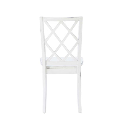 Powell Company - Hamlet 5Pc Dining Set White - D1001LD23WPC5 veiw 7