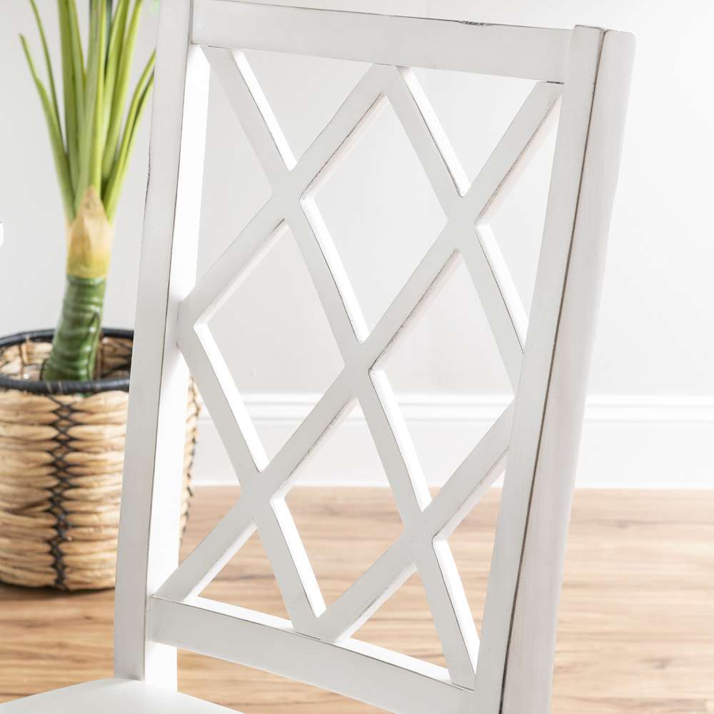 Powell Company - Hamlet 5Pc Dining Set White - D1001LD23WPC5 veiw 9
