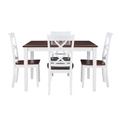 Powell Company - Harrison Cherry And White 5Pc Dining Set - 14D2041 veiw 4