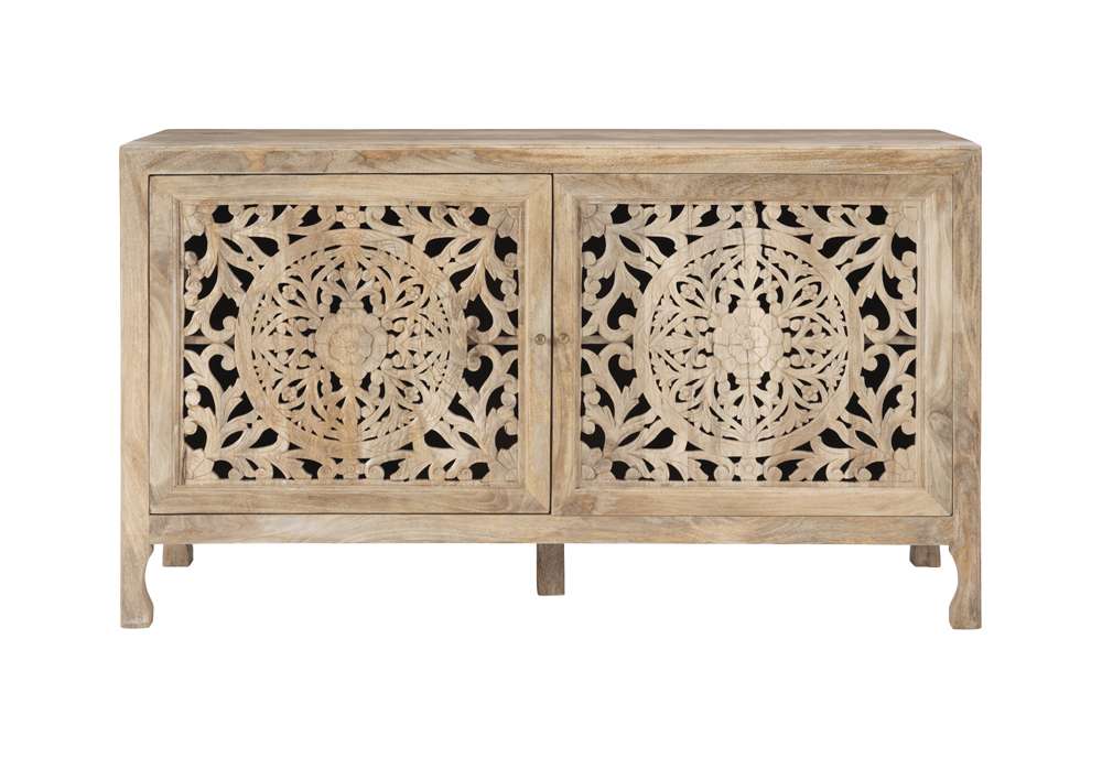 Powell Company - Haven 2 Door Cabinet Natural - D1351A20 veiw 3